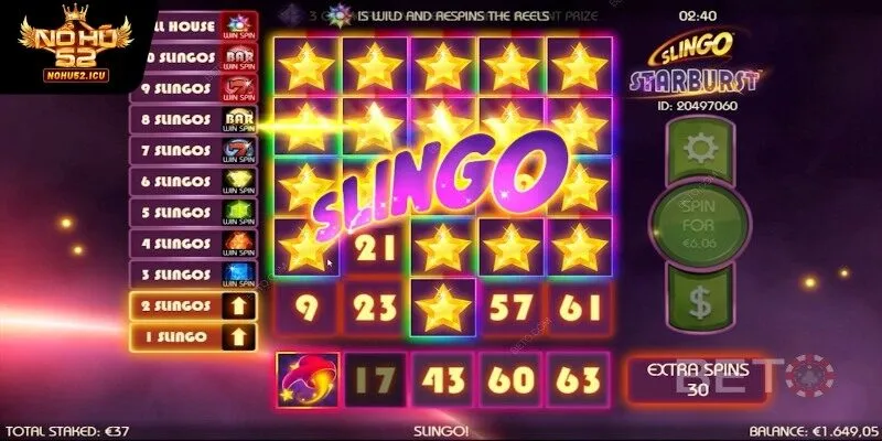 Nổ Hũ Starburst: Chơi Thông Minh, Thắng Lớn Mỗi Ngày 2 Đôi nét về trò chơi nổ hũ Starburst