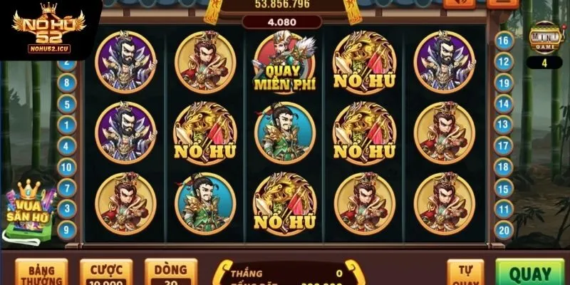 Nổ Hũ Tam Quốc Tại Nohu52 - Trò Chơi Đứng Đầu Xu Thế 2025 3 Các bước chơi nổ hũ tam quốc