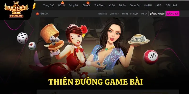 Trang chủ 50 Thiên đường game bài nohu52